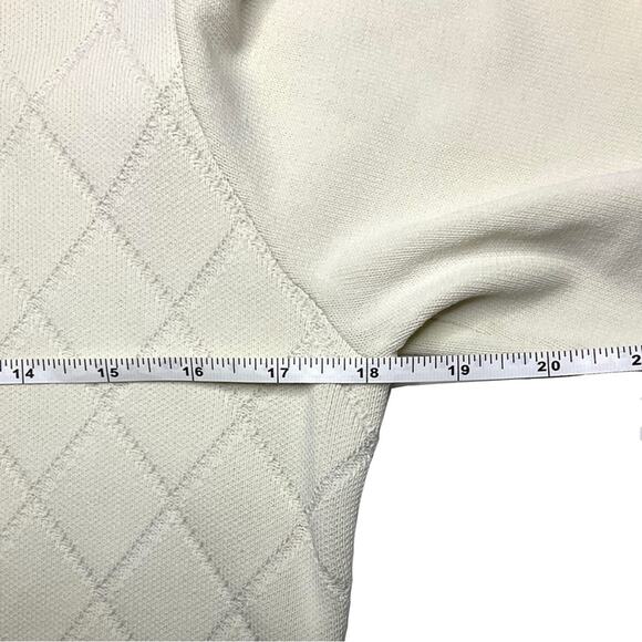 Opening Ceremony Compact Flare Sleeve Knit Cream Crewneck Sweater MEDIUM - Picture 8 of 11